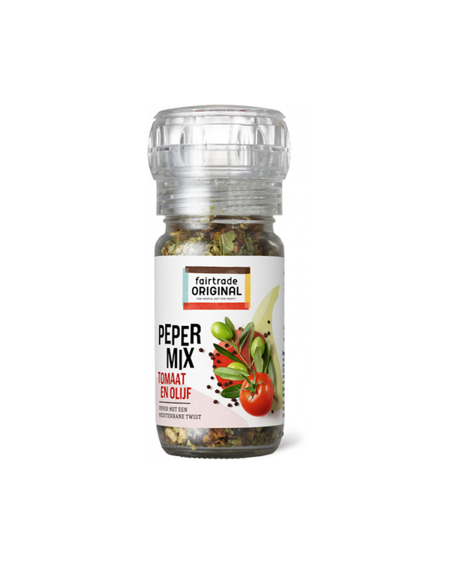  Molen  peper mix  Zongedroogde tomaat Olijf Fairtrade 